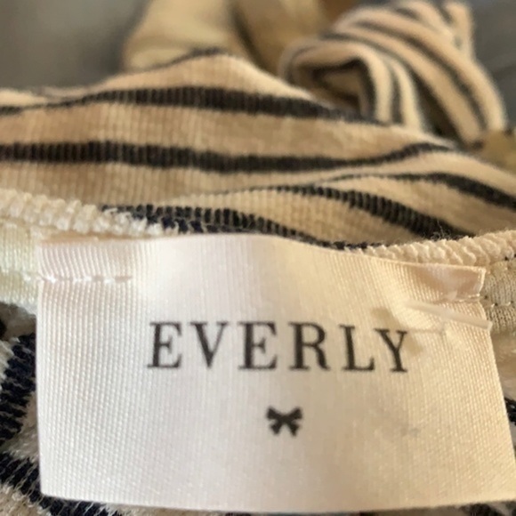 Everly medium navy and cream striped tank dress - Picture 2 of 13